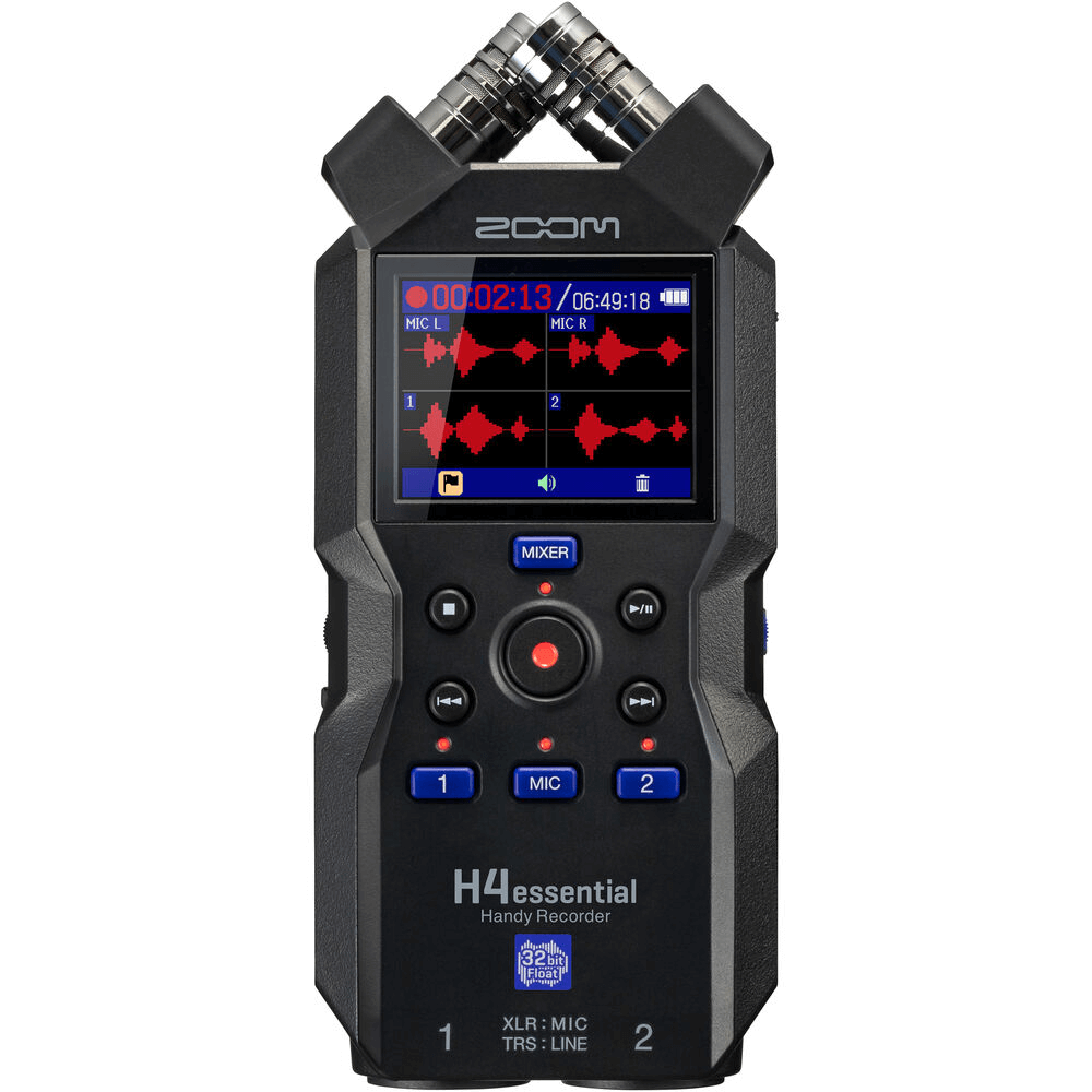 Zoom H4 Essential Gravador Portátil Handy Recorder 32-Bit Float