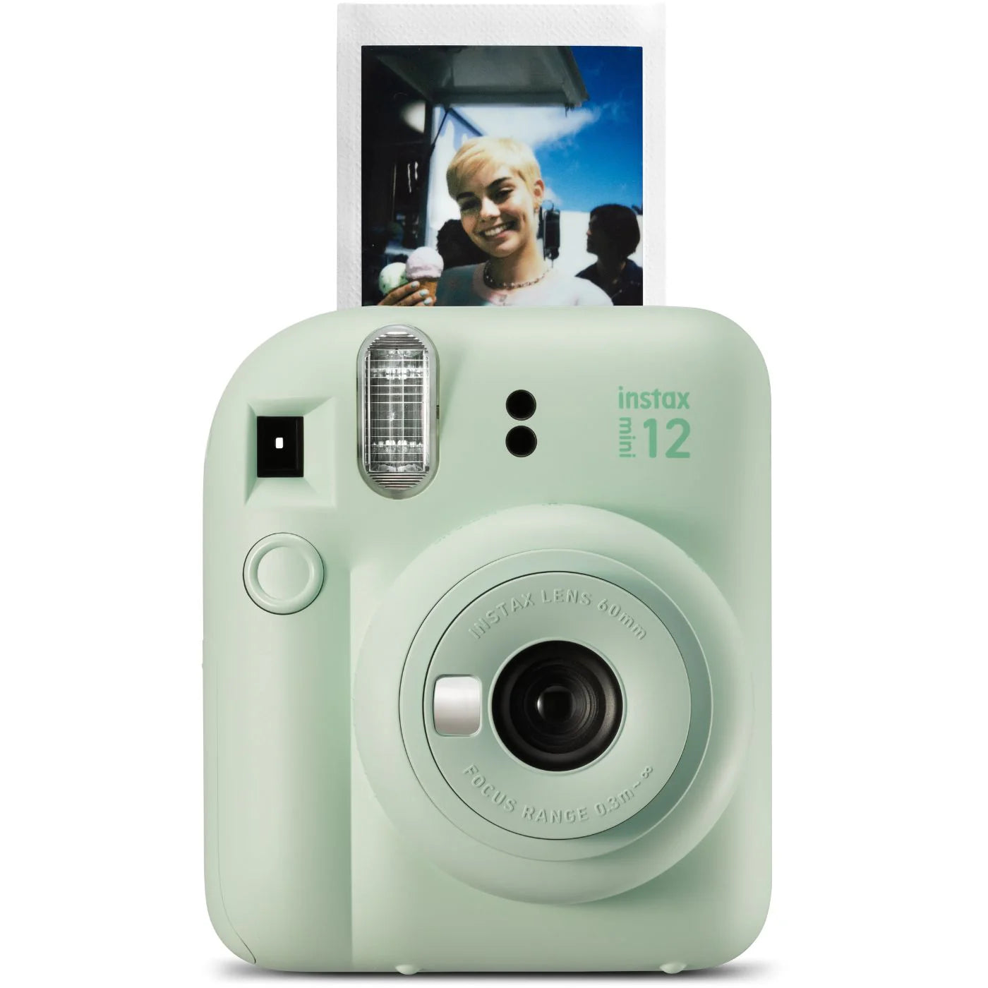 Fujifilm Instax Mini 12 Verde Kit com Bolsa e 10 Filmes – Fotos Instantâneas