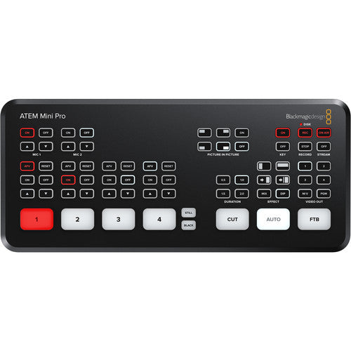 Blackmagic ATEM Mini Pro – Switcher Multicâmera para Streaming
