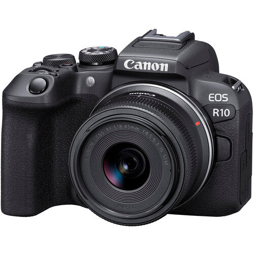 Canon EOS R10 + RF-S 18-45mm IS STM – Mirrorless APS-C Compacta