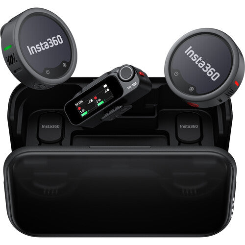 Insta360 Mic Pro Microfone Sem Fio Duo 2 Pessoas 2.4GHz