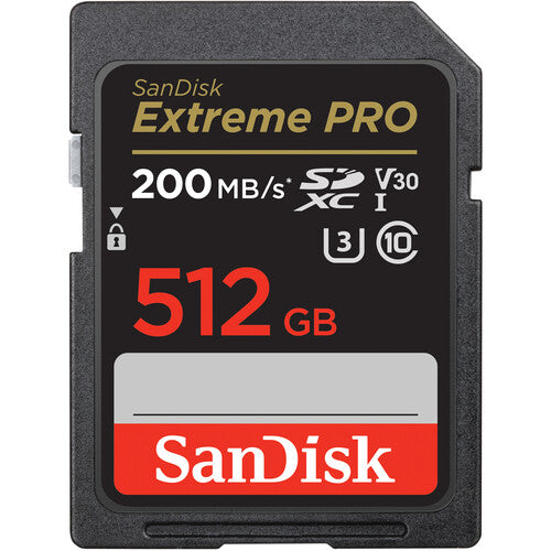 SanDisk Extreme Pro V30 SDXC UHS-I 512GB 200MB/s