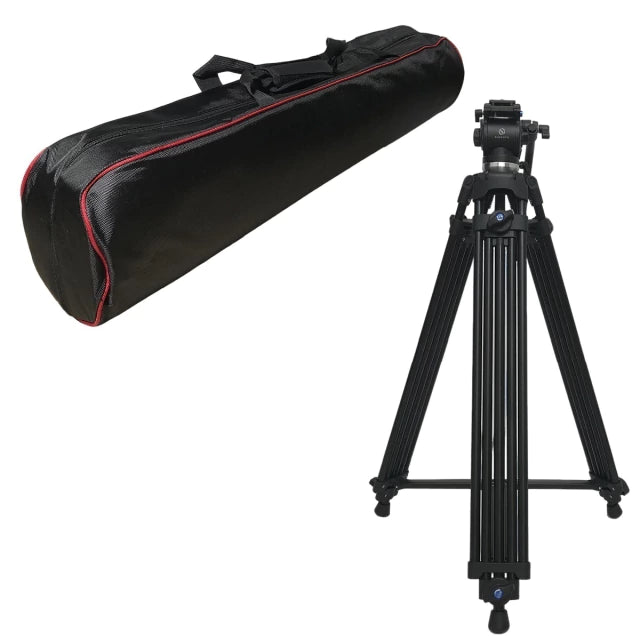 Tripé Profissional Com Cabeça Hidráulica JW1850 (até 6KG)