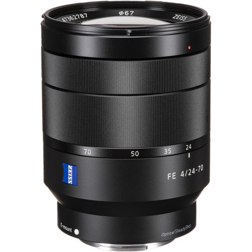 Sony Zeiss FE 24-70mm F4 ZA OSS - Lente Zoom Padrão Full Frame