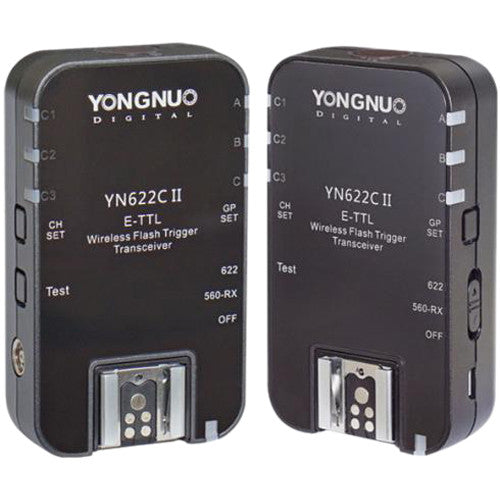 Yongnuo YN622C II Transceptor Rádio TTL para Flash Canon Kit