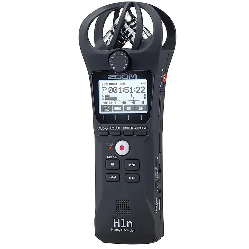 Zoom H1n Handy Recorder Value Pack Gravador Portátil X/Y Estéreo