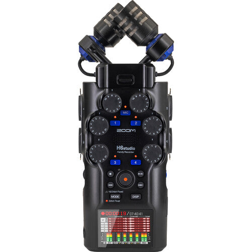 Gravador Zoom H6studio Portátil 6 Entradas Áudio Profissional