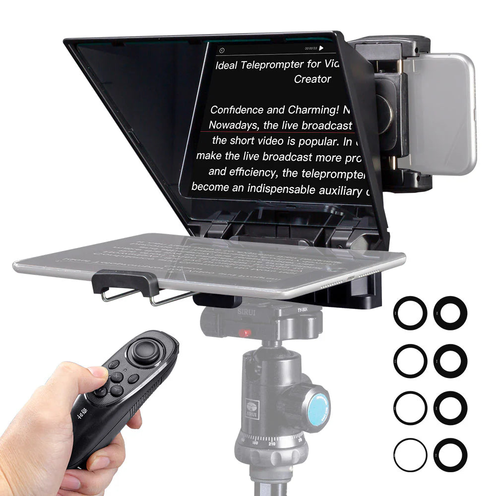 Feelworld TP2A Teleprompter Portátil com Controle Bluetooth