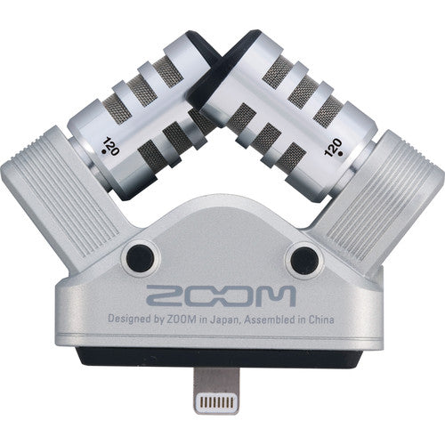 Zoom iQ6 Microfone XY Stereo para iPhone iPad Gravador Profissional