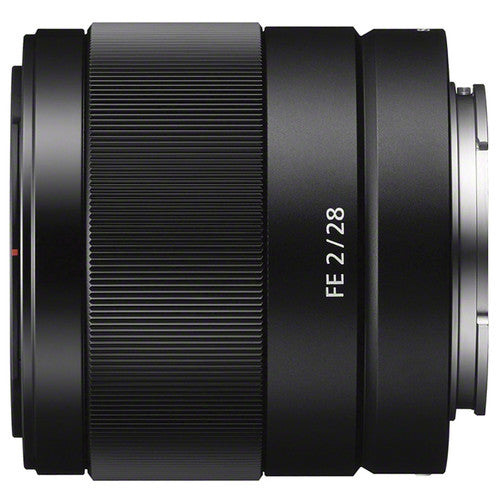 Lente Sony FE 28mm f/2 Prime Grande Angular Full-Frame
