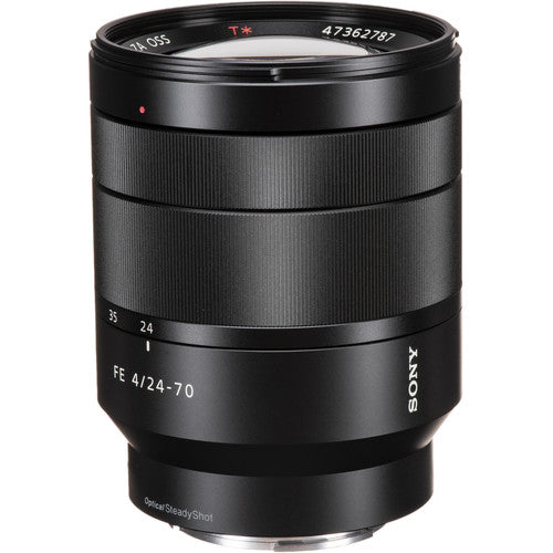 Sony Zeiss FE 24-70mm F4 ZA OSS - Lente Zoom Padrão Full Frame