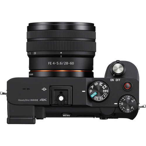 Câmera Sony A7C Kit 28-60MM Black – Full-Frame 24MP, 4K, IBIS