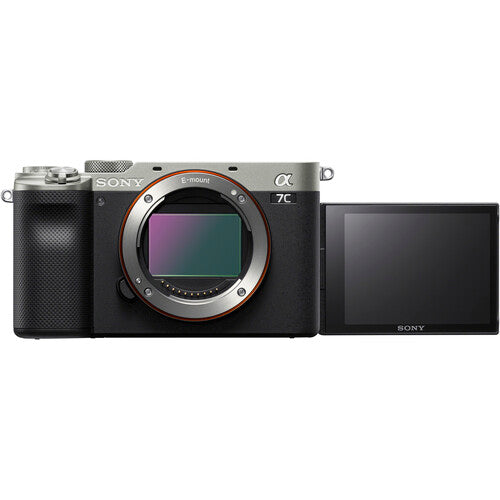 Câmera Sony A7C Body Silver – Full-Frame 24MP, 4K, IBIS