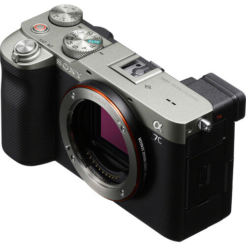 Sony A7C Câmera Mirrorless Full Frame 24MP 4K Compacta Black Silver