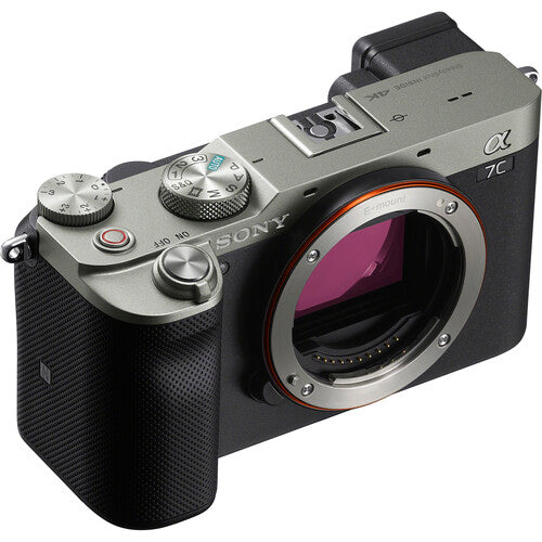 Câmera Sony A7C Body Silver – Full-Frame 24MP, 4K, IBIS