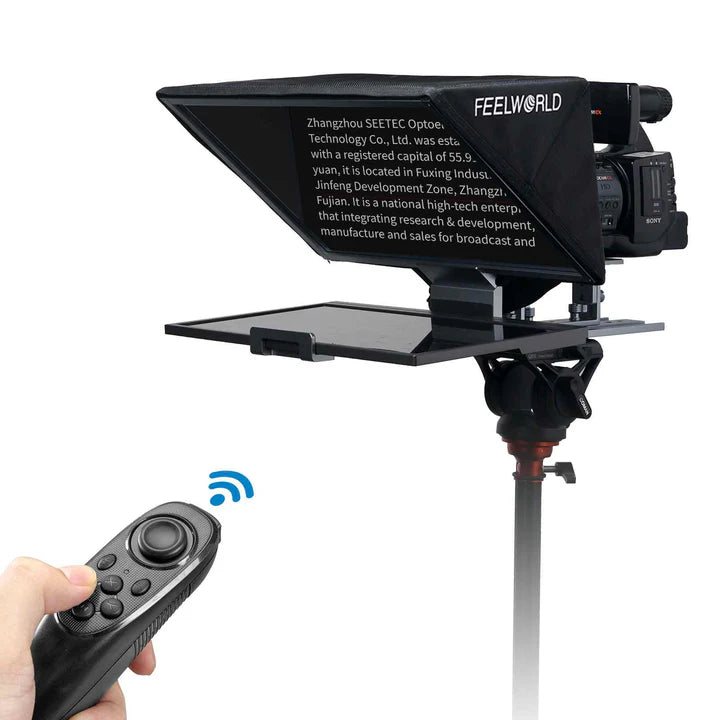 Teleprompter Profissional FEELWORLD TP16 para Tablets e Câmeras