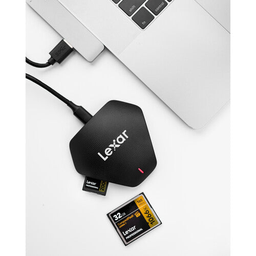 Lexar Professional Multi-Card 3-in-1 USB 3.1 Type-C Leitor