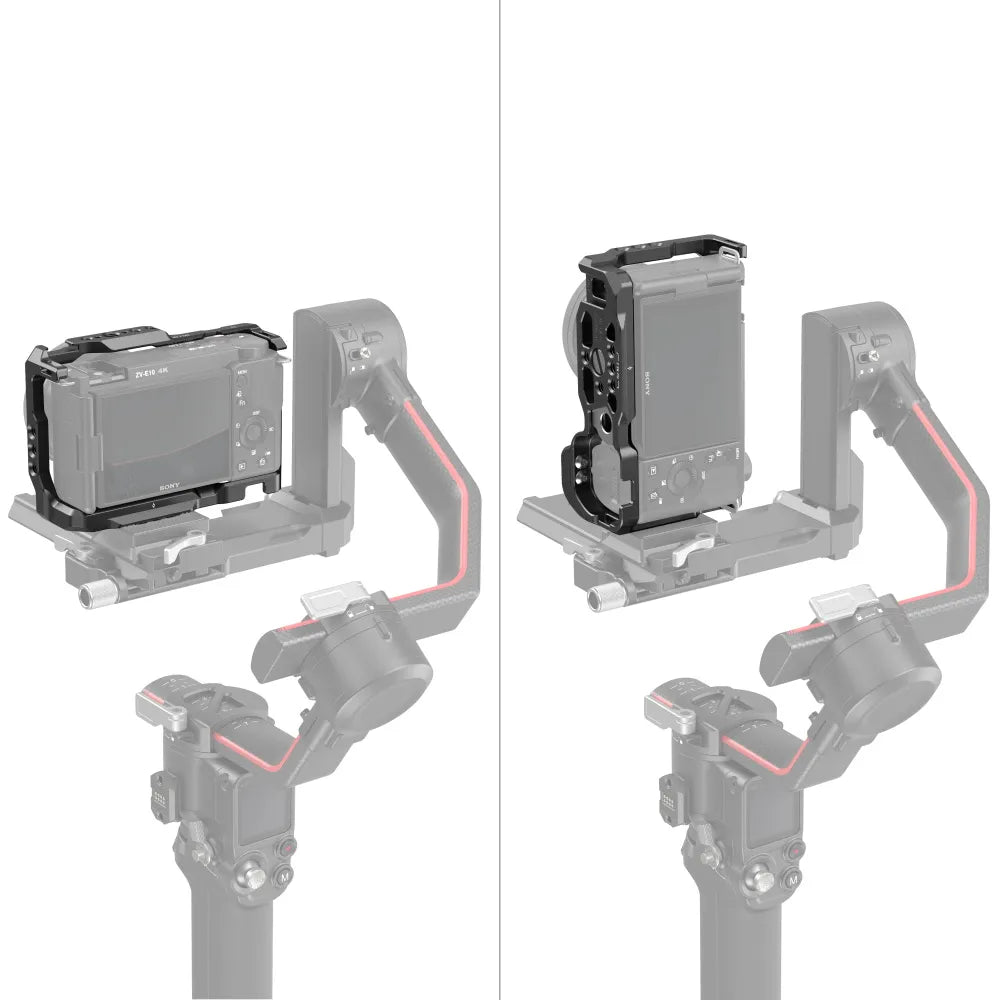 SmallRig Cage Grip Sony ZV-E10 3538B – Estabilidade e Rig Pro