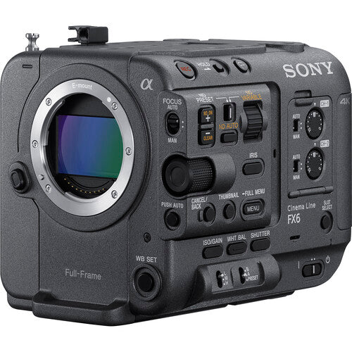 Filmadora Sony ILME-FX6 – Cinema Line Full-Frame 4K 120fps com Autofoco Avançado