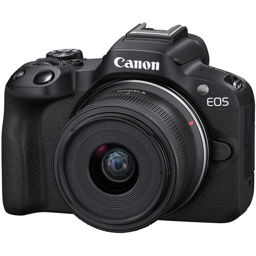 Canon EOS R50 + RF-S 18-45mm IS STM – Mirrorless APS-C Compacta