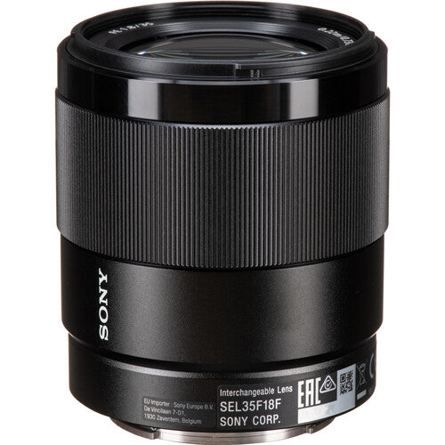 Lente Sony FE 35mm f/1.8 Full-Frame Prime Rápida e Compacta