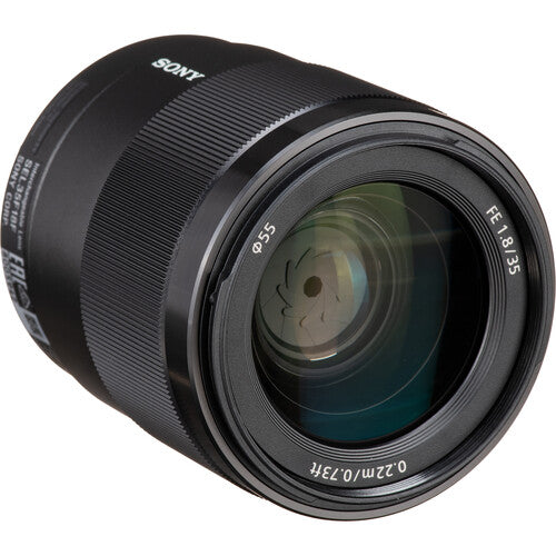Lente Sony FE 35mm f/1.8 Full-Frame Prime Rápida e Compacta