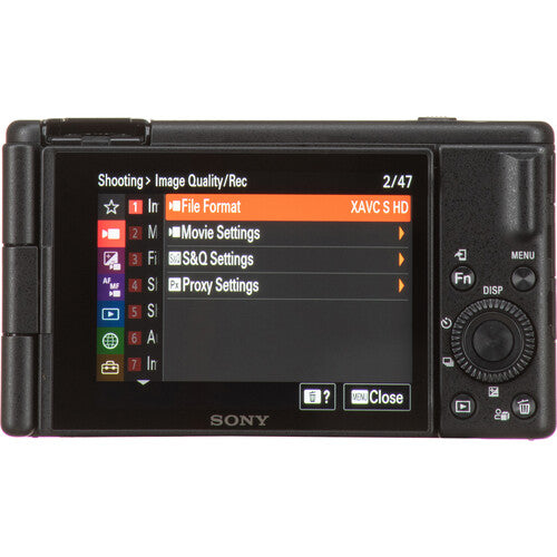 Câmera Sony ZV-1F Black – Compacta 20MP, 4K, Vlogging