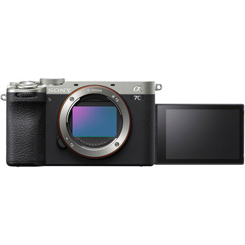 Câmera Sony A7CII Body Silver – Full-Frame 33MP, 4K 60p, IBIS