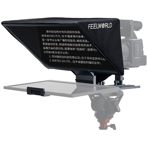 Teleprompter Profissional FEELWORLD TP16 para Tablets e Câmeras