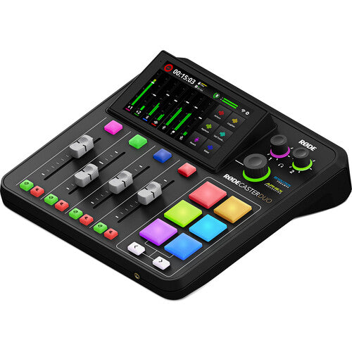 Rodecaster Duo Console de Áudio Compacto para Podcast e Estúdio