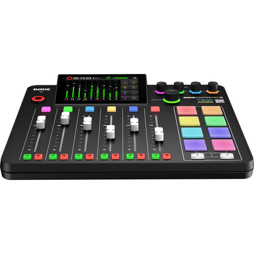 RodeCaster Pro II Mesa de Produção de Áudio para Podcast e Streaming
