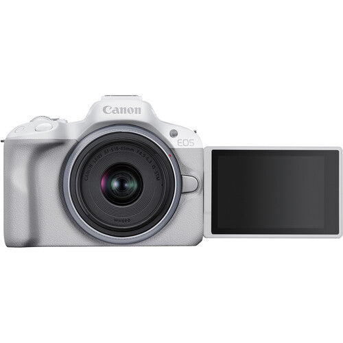 Canon EOS R50 + RF-S 18-45mm IS STM – Mirrorless APS-C Compacta