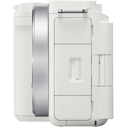 Câmera Sony ZV-E10 II Body White – APS-C 26MP, 4K 60p, AF Avançado