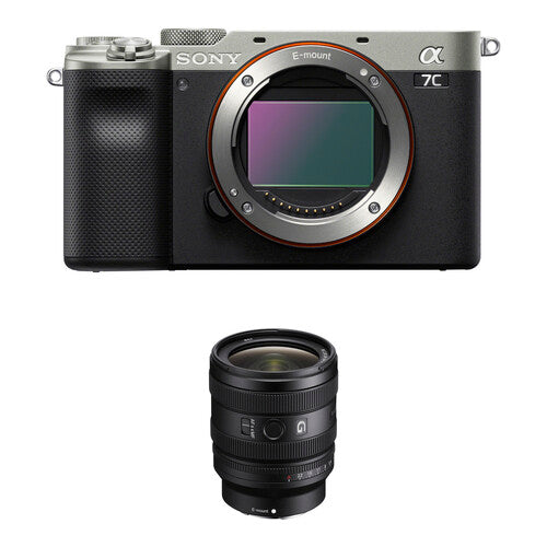 Sony A7C Câmera Mirrorless Full Frame 24MP 4K Compacta Black Silver