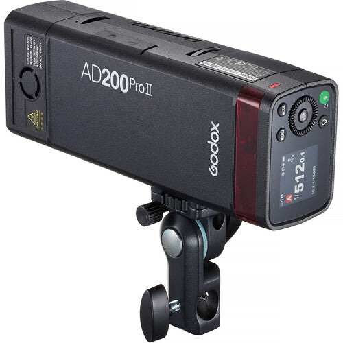 Flash Godox AD200Pro II Portátil 200Ws com Bateria de Lítio