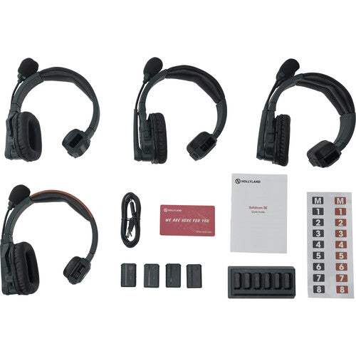 Hollyland Solidcom SE 4S Sistema Intercom Sem Fio 2.4GHz