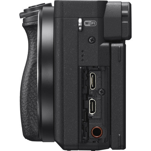 Câmera Sony A6400 Kit 16-50MM – APS-C 24.2MP, 4K, AF 0.02s