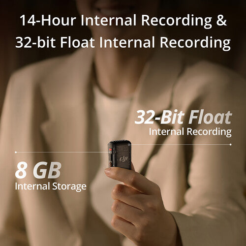 DJI Mic 2 Microfone Sem Fio Compacto Profissional