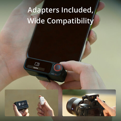 DJI Mic 2 Microfone Sem Fio Compacto Profissional