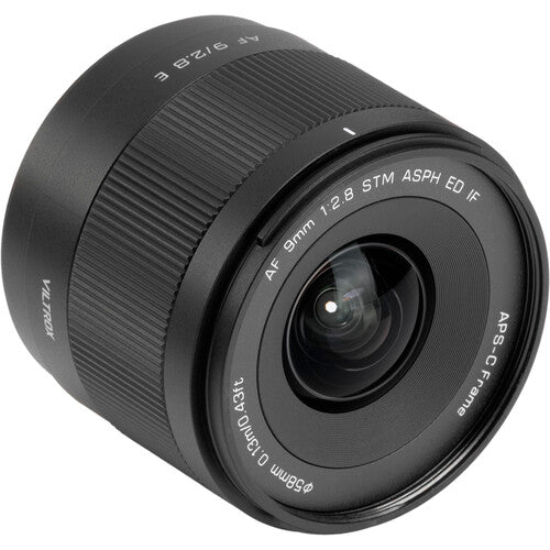 Lente Viltrox AF 9mm F2.8 E APS-C Sony Ultra Grande Angular