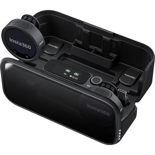 Insta360 Mic Pro Microfone Sem Fio Duo 2 Pessoas 2.4GHz