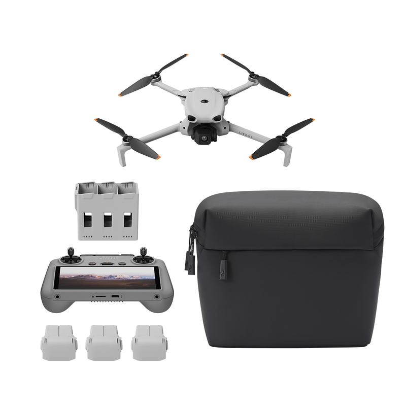 Drone DJI Lito X1 Fly More Combo Plus Com Tela 4K Pro