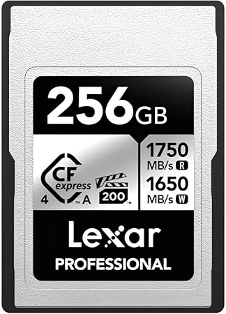 Cartão Lexar CFexpress 4.0 Tipo A 256GB 1750MB/s Silver