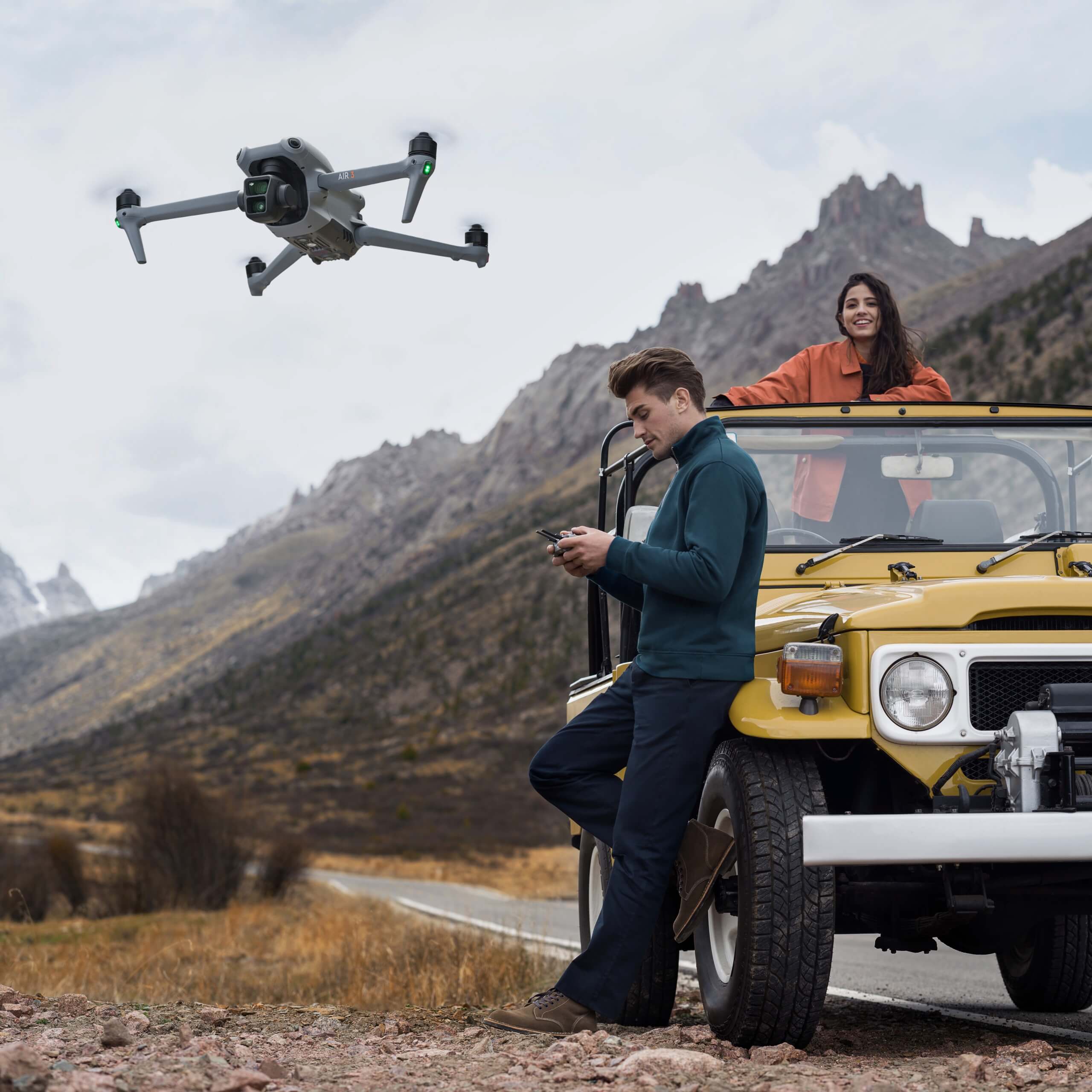 Dji Air 3 Standard Drone Dual-câmera 48mp 46min voo