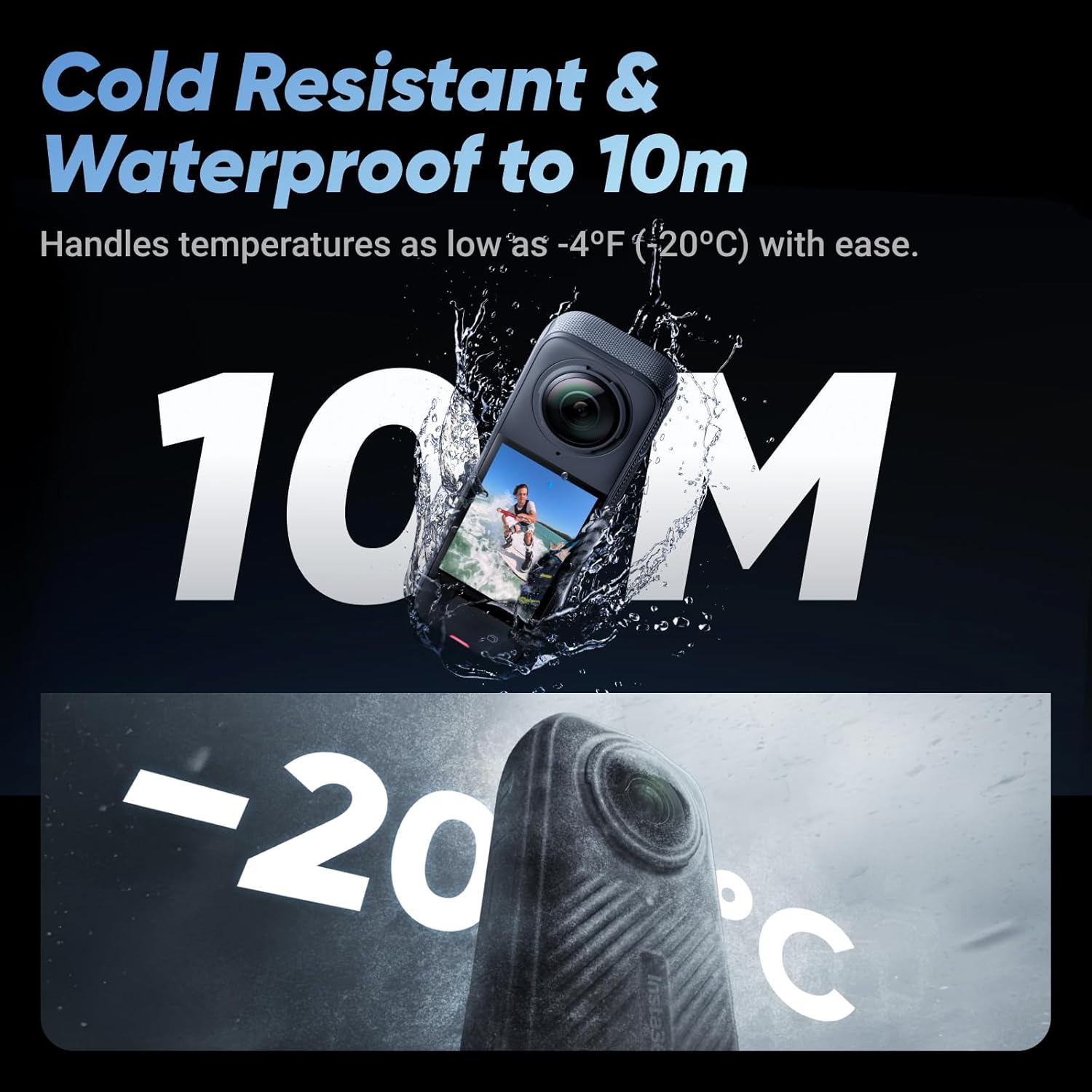 Câmera Insta360 X4 Starter Bundle 8K 360°