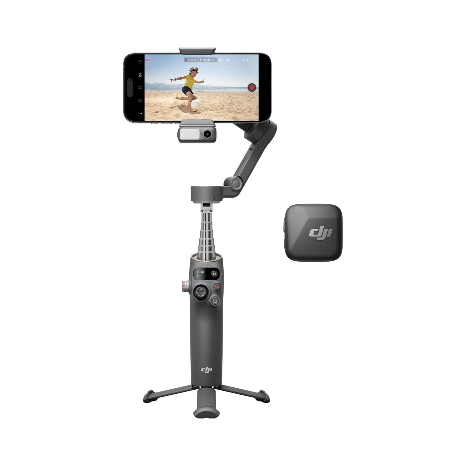 DJI Osmo Mobile 7P – Estabilizador Gimbal 3 Eixos Pro Fill Light