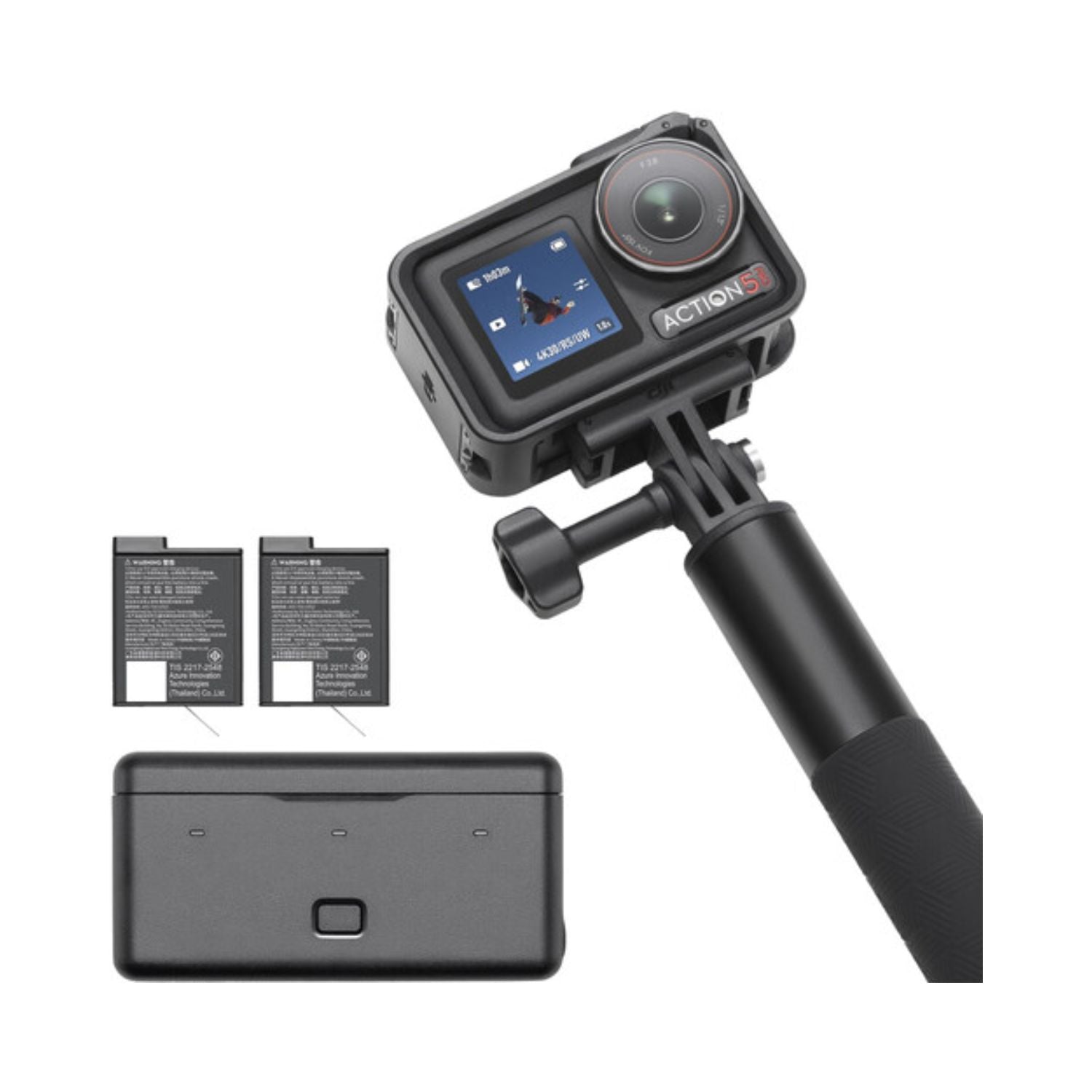 DJI Osmo Action 5 Pro - Câmera de Ação 4K com Sensor de 40MP, Estabilização Avançada e Tela OLED Dupla - OctoShop