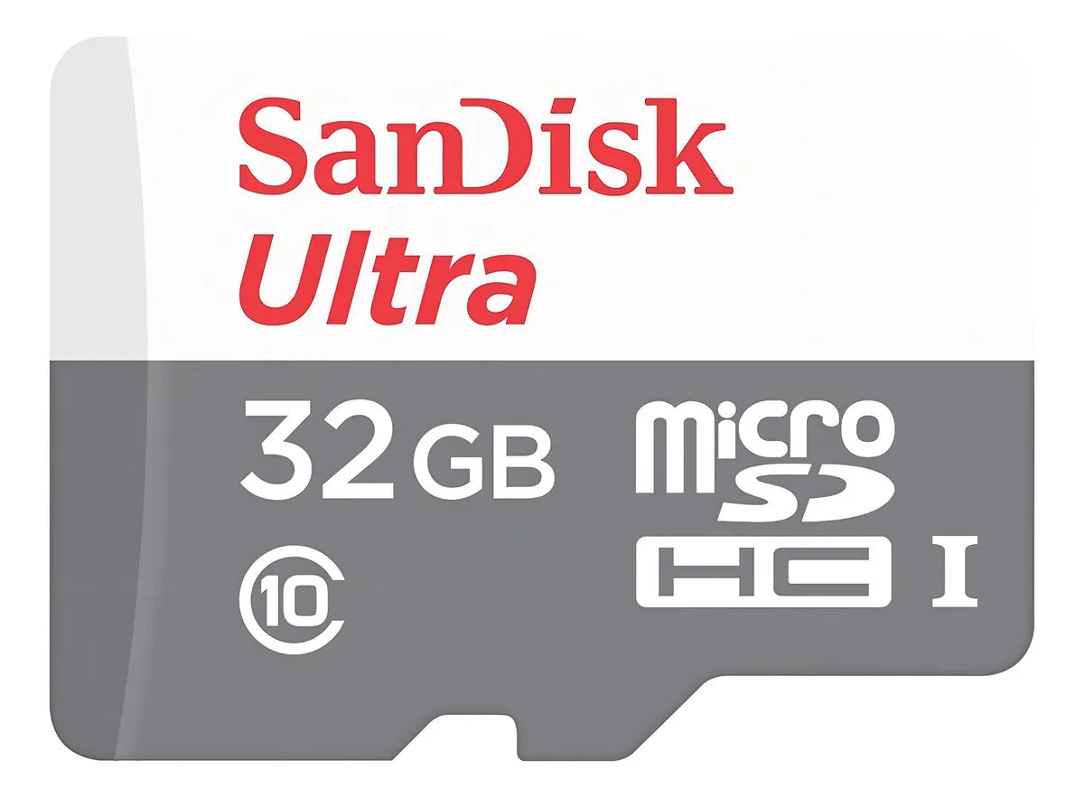 Cartão SanDisk Ultra microSDHC 32GB 100MB/s UHS-I com Adaptador