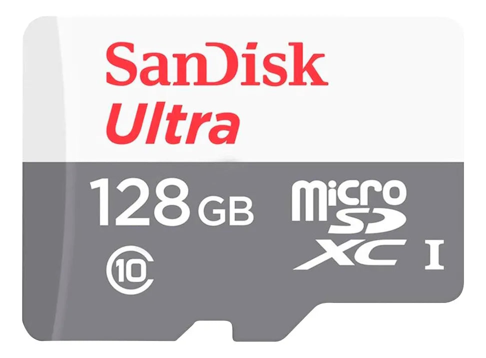 Cartão SanDisk Ultra microSDXC 128GB 100MB/s UHS-I com Adaptador