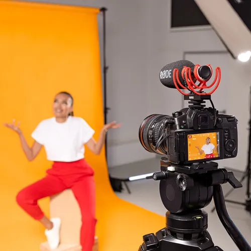 Rode VideoMic GO II Microfone Direcional Leve On-Camera e USB-C